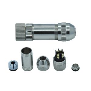 Wholesale Rated Voltage 30V For 5/6/8 Pin M8 Waterproof Connector Black Adapter from china suppliers