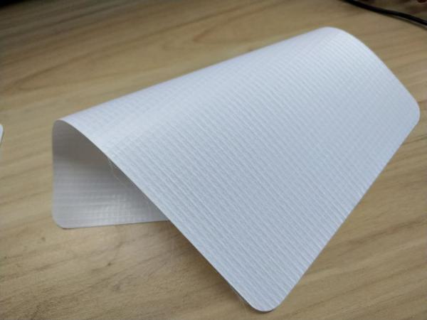 Write Fire Resistant PVC Laminated Fabric For Timber Cover , 50m Length Every