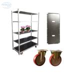 Danish Trolley Flower Hand Trolley Plastic Shelf Supermarket Exclusive Use