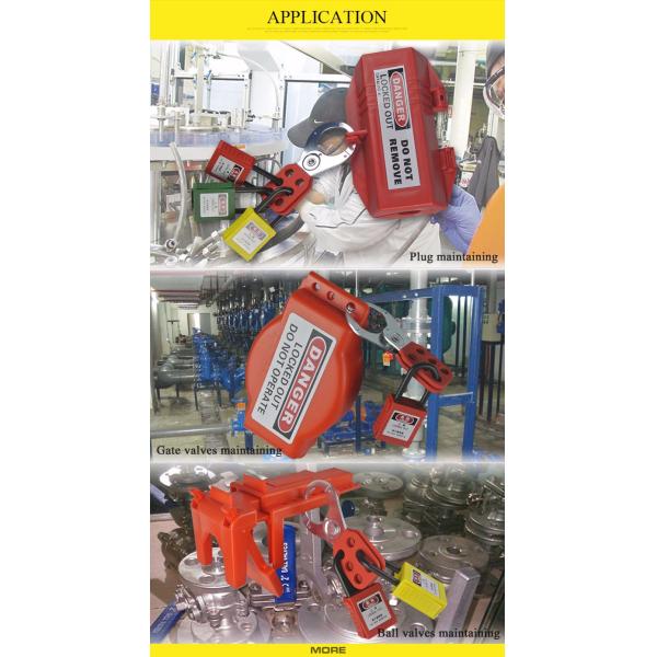 BOSHI OEM steel 6 padlock holes clamp on safety hasp lockout with handle