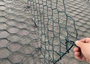 Wholesale Light Blue 2.4mm PVC Coated Gabion Wire Mesh For Civil Engineering from china suppliers