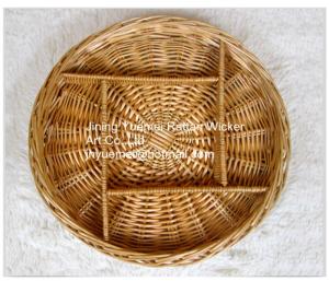 Wholesale 2016 wicker tray wicker pallet wicker egg tray 4 partitions from china suppliers