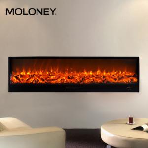 Wholesale 118 Inch Frameless View Electric Fireplace Heater Multi Color Cold Flames from china suppliers