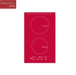 220V~240V Double Induction Cooktop For Pink Marble Countertop