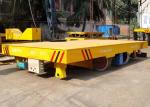 Industrial heavy load steel coil rail transport trolley for aluminum factory