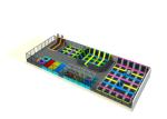 Residential Open Area Kids Trampoline Park Environmental Protection KP161213-C