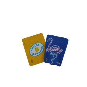 Wholesale Smell Proof Heat Seal Zipper Bags 3.5g Soft Touch Weed Flower Mylar Stand Up Pouches from china suppliers
