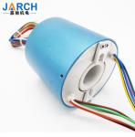 Through Hole Waterproof Slip Ring ID 30mm Customized Bore Aluminium Alloy