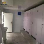 Temporary Sandwich Panel Container House Galvanized Steel Structure