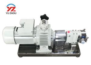 Wholesale Stainless Steel 304 Sanitary Lobe Pump , Honey Transfer Pump Adjustable Speed from china suppliers