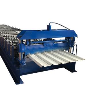 Wholesale Ic72 1.5mm Metal Sheet Roof Roll Forming Machine Panel Trapezoidal Low Noise from china suppliers