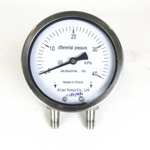 Wholesale Stainless Steel Differential Pressure Gauge Liquid Manometer from china suppliers