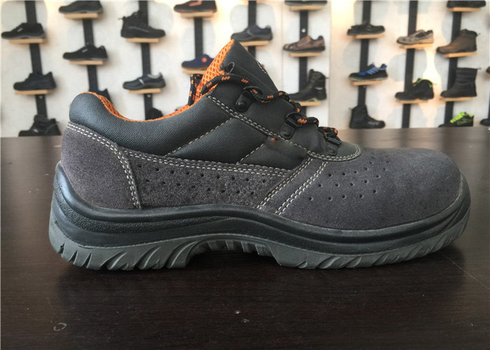 High Bursting Strength Sport Safety Shoes Torsion Resistant With Butt Leather
