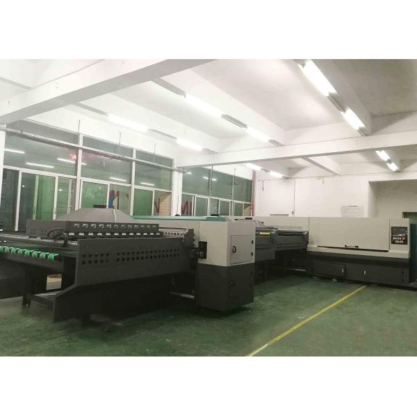 Corrugated Box Single Pass Digital Printing Machine With Varnish Coating