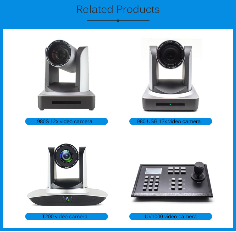 Indoor 20X Optical Zoom Full HD Auto Focus Telemedecine Latest HD PTZ Video Camera