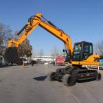 Yellow Wheel Crawler Excavator 9 Ton Hydraulic Compact Excavator