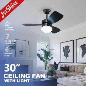 Wholesale 1stshine 30 Inch Pure Copper Reversible Motor Ceiling Fan with Pull Chain Small Size from china suppliers