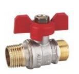 Wholesale PTFE Seal Brass Mini Ball Valve Max 16 bar Round Head Code from china suppliers