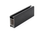 Polished Slide Rail GB /75237-2004 Aluminum Door Extrusions
