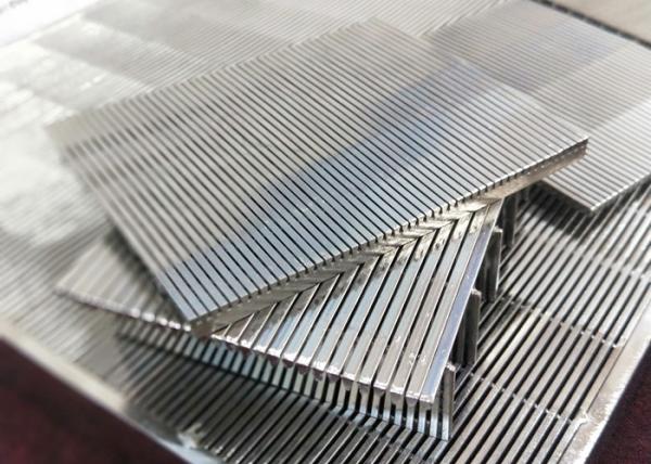 Johnson Slot Sieve Wedge Wire Screen Panels Plate Stainless Steel For Pulp