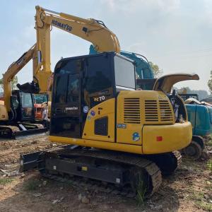 Wholesale 7 Tons Komatsu Pc70 Used Komatsu Excavator Wheel Crawler 48.5kW from china suppliers