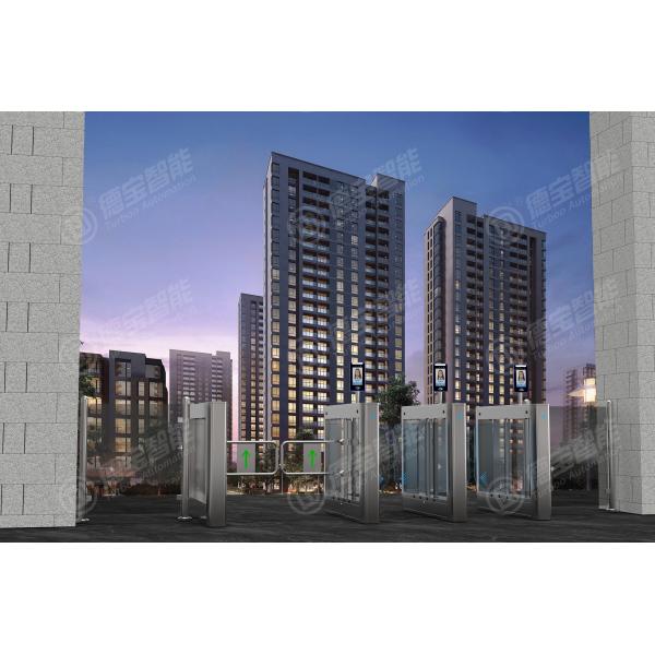 SUS 304 Security Barrier Gate Access Control Swing Barrier Gate With Brushless Motor