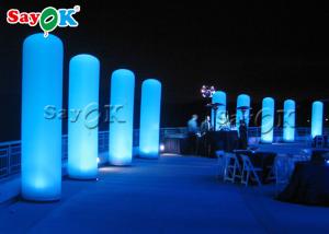 Wholesale Custom LED Inflatable Column Pillar For Wedding / Stage / Party Entrance Decoration from china suppliers
