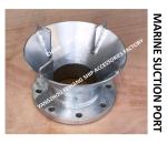 MARINE CARBON STEEL HOT GALVANIZED SUCTION PORT AS100S CB / T495-95, NOMINAL