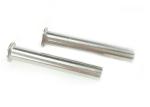 Carbon Steel Hardware Rivets Flat Head Semi Tubular Rivet Din 7340 Nickel Plated