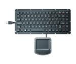 IP65 Silicone Rubber Military Keyboard PS2 USB With 400DPI Touchpad