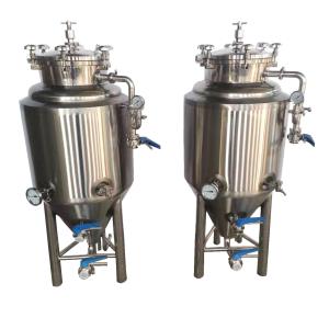 Wholesale 100L Stainless Steel Mini Beer Fermenter for Small Brewpubs in Food Beverage Production from china suppliers