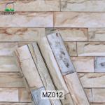 Fireproof 3D PVC Vinyl Wallpaper Self Adhesive Washable Brick Wallpaper 3D