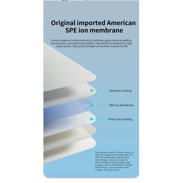 Touch Advertising Screen 99.99% Purity Hydrogen Inhalation Machine 6000ml/min