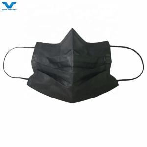 Wholesale EN14683 Type IIR 10 Pcs/Bag 50 Pcs/Box Class II 3 Ply Blue Black Disposable Face Mask from china suppliers