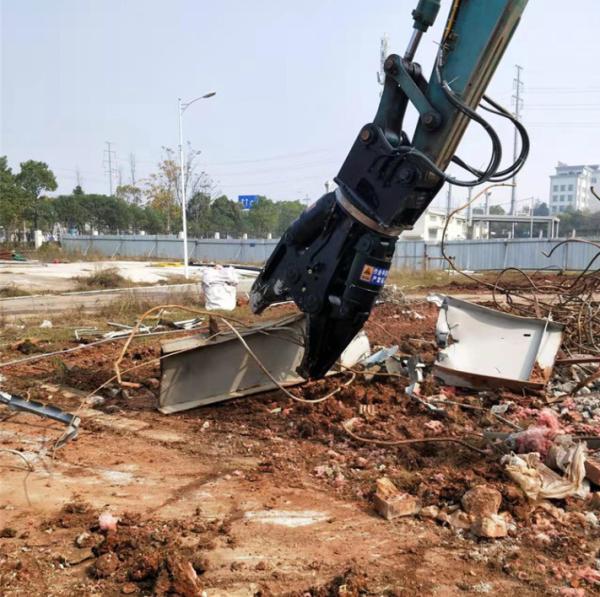 CE Length 2700mm Excavator Hydraulic Shear Yakai CTHB Rotating Crusher 360