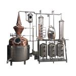 Red Copper Alcohol Distillation Equipment for Brandy Gin and Whisky at Food