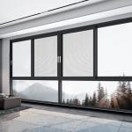 Modern Design Aluminum Double Layer Soundproof Sliding Windows for Weather