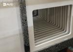 Popular Solid Surface White Quartz Countertops , Kitchen Quartz Vanity Tops