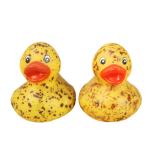 Kids Funny Bath Toy Mini Rubber Ducks Customized Yellow Vinyl Material