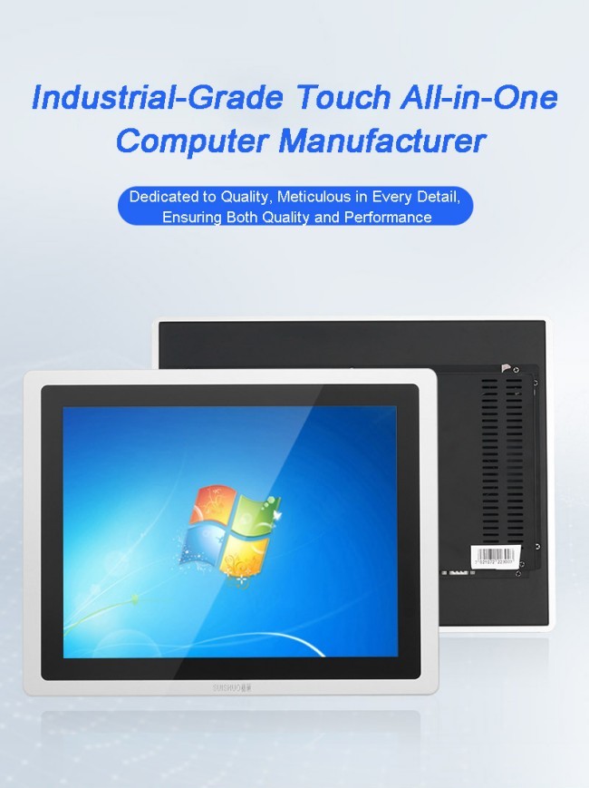 ZXTLCD Industrial High-Definition LCD Screen 21.5 Inch Capacitive Touch Screen All-in-One Embedded Computer Waterproof PC