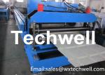 Hydraulic Cutting 13 - 22 Stations Tile Roll Forming Machine For Metal Roof Tile