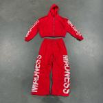 Clothing Manufacturers Custom Screen Print Zip up Cropped Hoodies Sun Faded