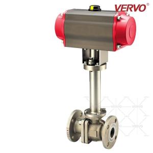 Wholesale Pneumatic Actuated Cryogenic Ball Valve Floating Type Soft Metal Seat Ball Valve from china suppliers