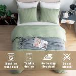 Customizable Seersucker Duvet Cover Set 3-Piece Luxury Bedding Set Unique Style