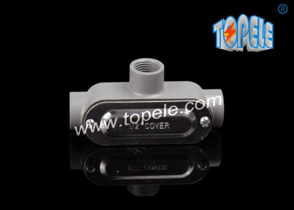 Threaded Aluminum Rigid Conduit Body With Die Cast Cover / Covers And Gaskets -1
