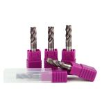 4 Flues Solid Carbide Milling Cutters / HRC45 Carbide Micro End Mills