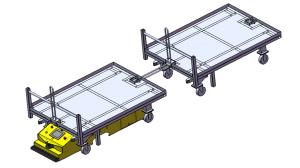 Wholesale Bidirectional 600kg AGV Autonomous Guided Vehicles Self Guided Vehicles from china suppliers