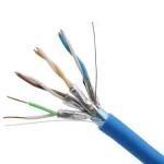 Wholesale Bulk SFTP CAT6A LSZH Cable 23AWG 500ft Blue Jacket 550MHz High Speed