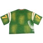 Vintage Needle Detection Mens Football T-Shirt Tops Logo Design Soccer Clothing