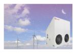 7kw air water heat pump for home 380v low noise wifi heat pump thermostat price